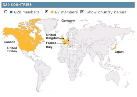 G7 Map